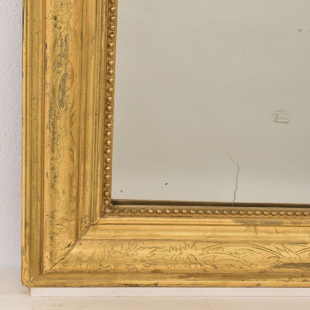 SP175 1 antique gold wall mirror louis philippe mirror XIX century.jpg